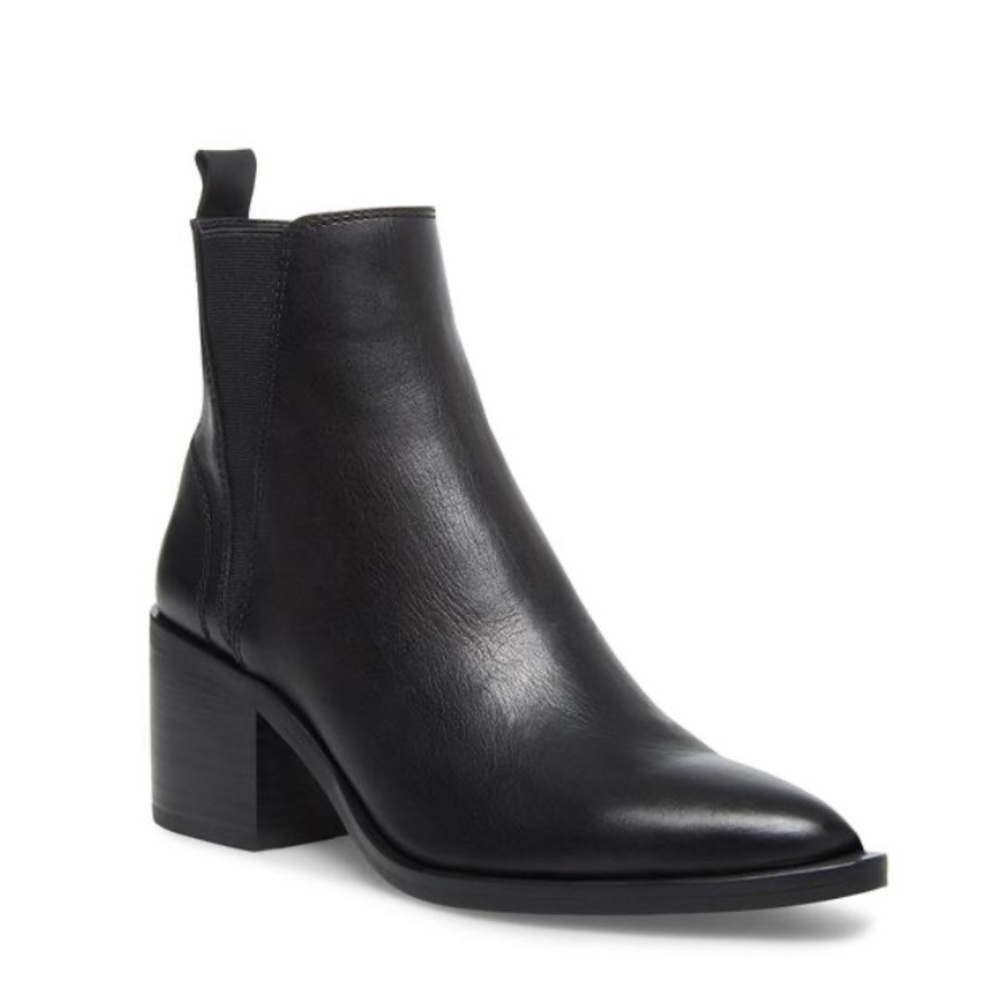 Steve Madden Audience Black Leather Boots